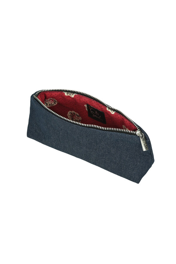 Trousse jean bleu Bazarette