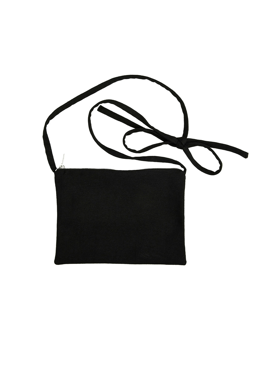 Pochette tissu noir