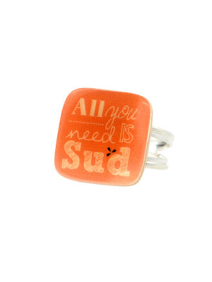 Bague All you need is sud corail