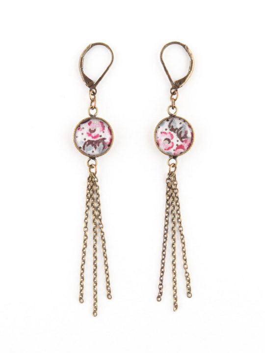 boucles d'oreilles liberty, bohème chic