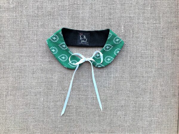 Col Claudine liberty vert