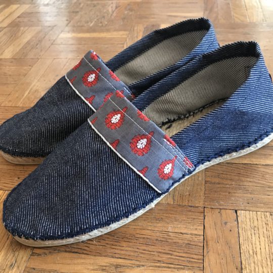 espadrilles liberty rouge