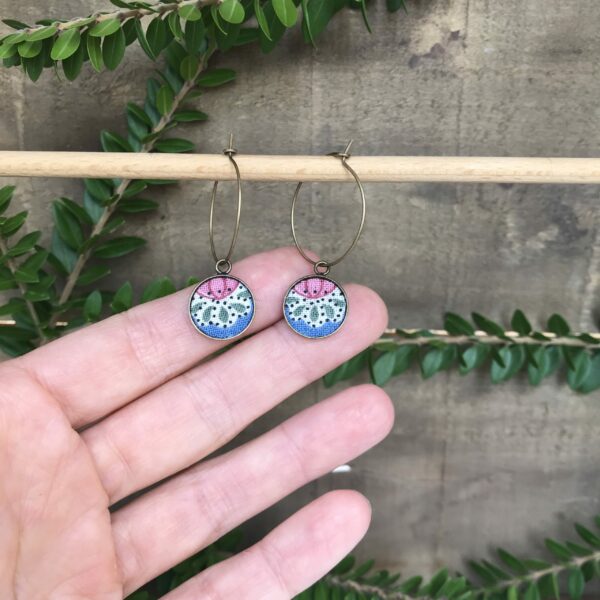 boucles d'oreilles créoles liberty