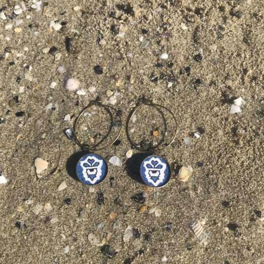 Boucles d'oreilles créoles liberty