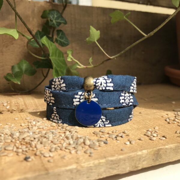 Bracelet multirangs textile liberty