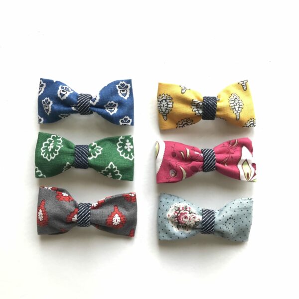 Barrette tissu liberty