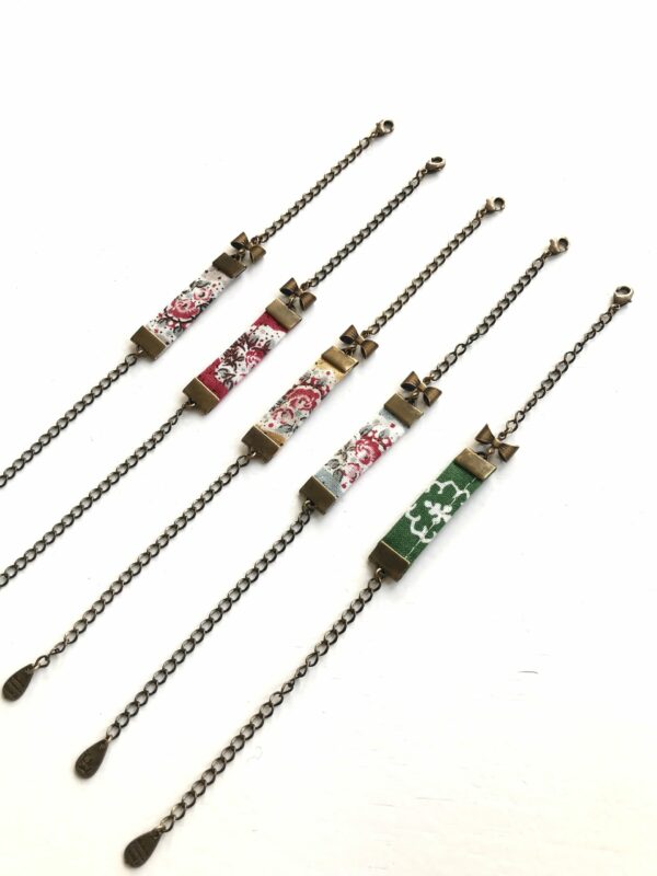 Bracelet gourmette liberty noeud