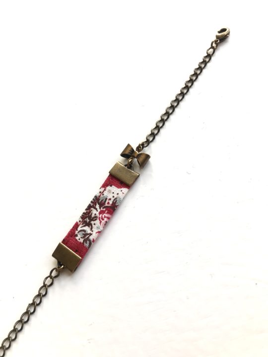 bracelet gourmette liberty rose