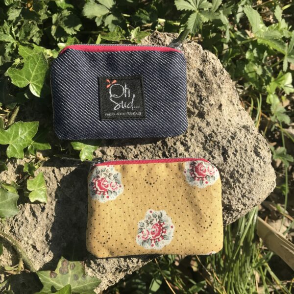porte monnaie liberty jaune jean