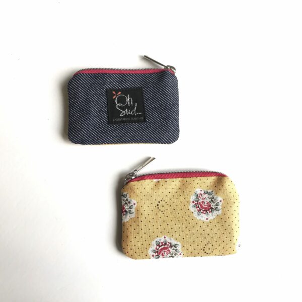 mini pochette jaune Jean bleu