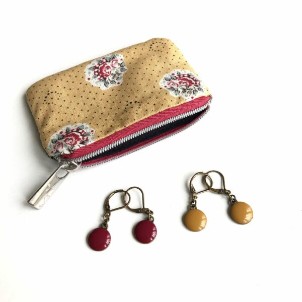 mini pochette tissu provençal