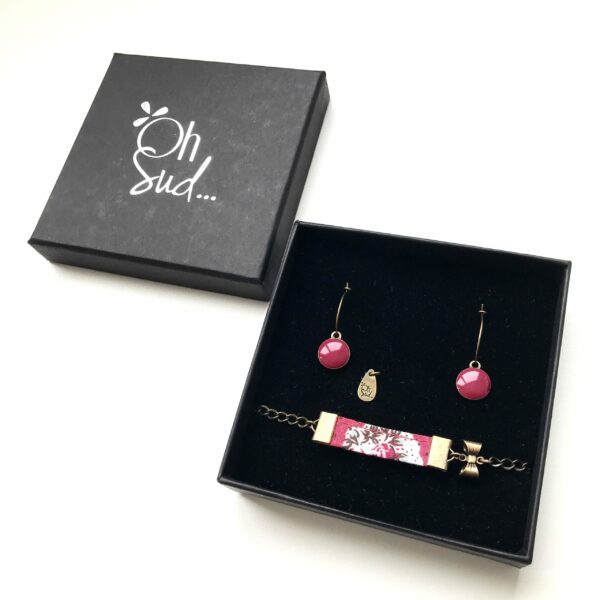 Coffret Bijoux Cézanne rose