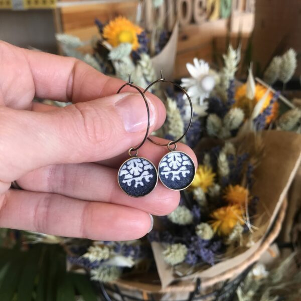 Boucles d’oreilles créoles Mazette