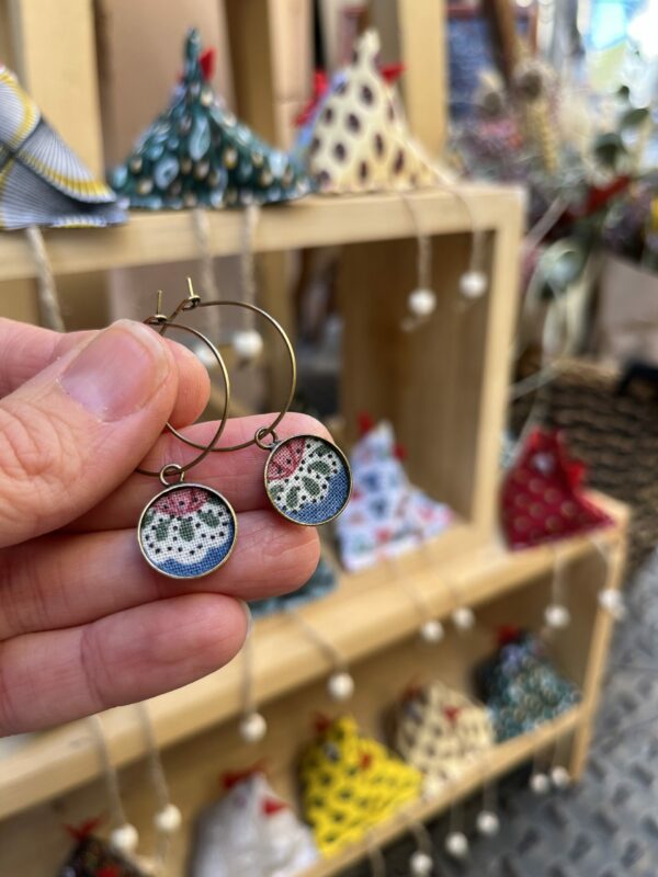 Boucles d’oreilles créoles Mazette – Image 2