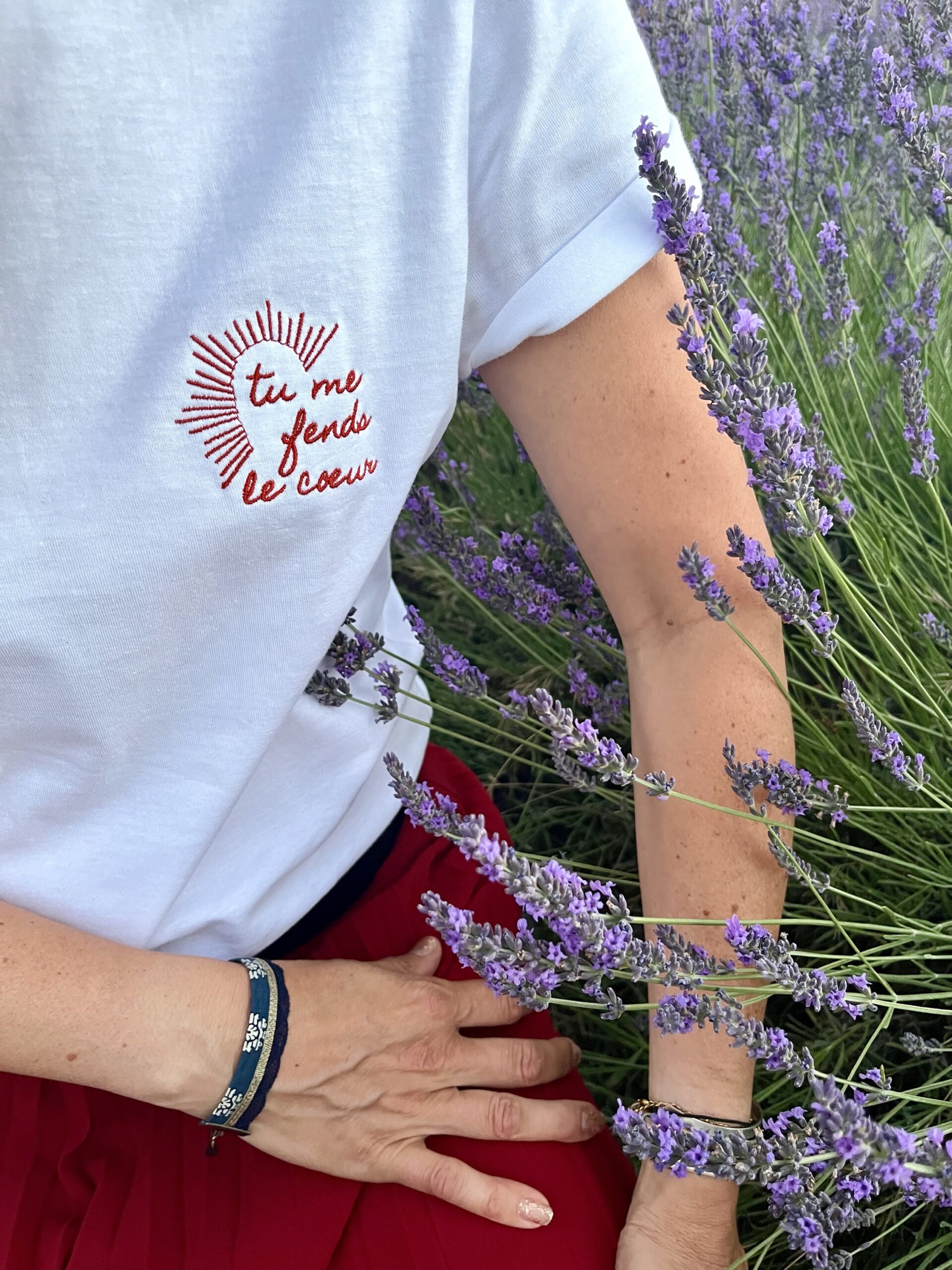 T-shirt tu me fends le coeur Made in Provence et accessoire provençal